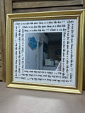 Small Mirror with Cursive Writing - What’s a Nice Face Doing in a Place Like This
