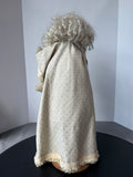Signed Kaye Moore Vintage Father Christmas with Porcelain Hands & Face