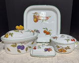 4-Piece Royal Worcester England Evesham Vale Serving Set