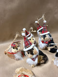 (B)Lot Of Pier 1 Straw Dog Ornaments — 7 Ornaments