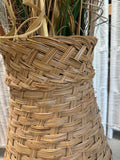 Large Dried Arrangement in Vintage Woven Basket