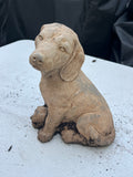 Dog with Puppy Cement Garden Statue