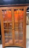 Ethan Allen Glass Front Cabinet with (3) Glass Shelves