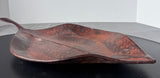 Pier 1 Imports Copper Tone Hammered Leaf Tray