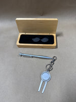 Golfing Divot And Pen In Case