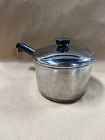 1801 Revere Ware Pot With Lid And Copper Bottom — 3 Quart