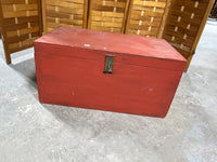 Red Painted Trunk