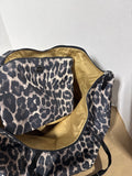 Coach Leopard Print Packable Travel Weekend Bag With Pouch