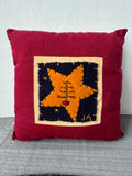 Folk Style Felt Christmas Tree Accent Pillow (B)