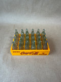 Mini Coca Cola Bottles In Plastic Case - 25 Pieces