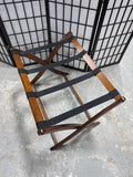 Dark Wooden Folding Luggage Rack