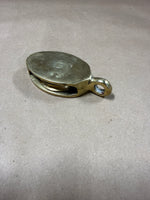 Small Solid Brass Pulley