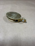 Small Solid Brass Pulley