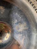 Unbranded Sterling Silver Monogrammed Weighted Compote