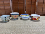 Assorted Bowls, 4 pc