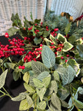 Assorted Lot of Christmas Floral Stems & Picks