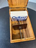 Wooden Vintage Index Card File & Recipe Box