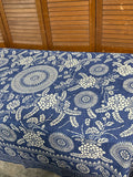 Indigo Floral Pottery Barn Square Table Cloth