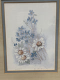 Pair of Floral Prints; Signed & Numbered by Bertrand - B