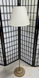 Lightweight Slim Brass Tone Floor Lamp (WORKS)