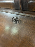 Antique Secretary with Glass Front Hutch***HEAVY ITEM***READ DETAILS ON PICK UP POLICY***
