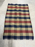 Woven Plaid Rug (A) 56"x36"