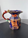 Imari-Style Porcelain Pitcher With Dragon Handle À La Porte Chinoise - Paris Mark