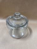 Small Clear Glass Apothecary Jar