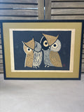 MCM “Three Eyes” Woodblock Print by Kaoru Kawano; Signed