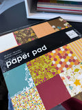 White 4-Tier Wooden Desktop Organizer Packed with Scrapbook Paper & Accessories