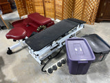 Comfort Craft Massage Table with Pads, Stool and Accessories ***HEAVY ITEM***READ DETAILS ON PICK UP POLICY***