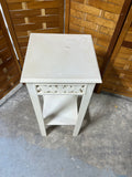 Cream Tone Square Plant Stand/Table