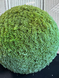 Pair of Faux Boxwood Decorative Topiary Spheres (B)