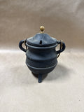 Footed Cast Iron Cauldron Fire Starter - Missing Wand