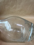 Etched Clear Glass Decanter / Vase