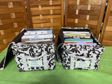(2) Reisenthel Bins of Assorted Cards and Invitations