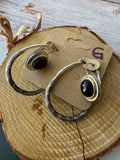 (G) Pair of Silver Tone Earrings