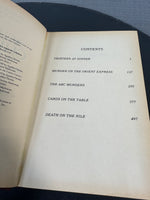 5 Hercule Poirot Novels by Agatha Christie Chatham River Press Leather Edition Vintage Hardcover Book