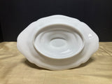 Large Gravy Boat w/ Attached Saucer