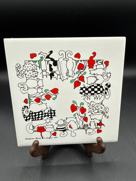 Cats Backside Series Cork Tile // 2 Available // *** PRICED INDIVIDUALLY ***