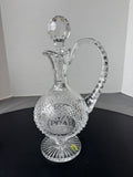 (H) Waterford Crystal Prestige Claret Decanter with Stopper PGA Monogram