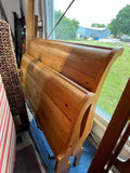 Queen Sleight Bed with Rails and Slats