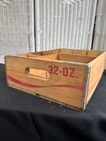 (B) 5-Slot Vintage Coca Cola Wooden Crate (2 AVAILABLE—PRICED INDIVIDUALLY AT $25 EACH)