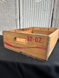 (B) 5-Slot Vintage Coca Cola Wooden Crate (2 AVAILABLE—PRICED INDIVIDUALLY AT $25 EACH)