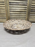 Wicker Round Wall Basket