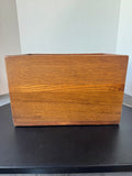 Heavyweight Vintage Wooden Crate with Handles
