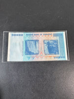 Reserve Bank of Zimbabwe One Hundred Trillion Dollars Bank Note