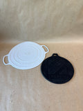 Le Creuset / Zakarian Silicone Pot Lids - Pair