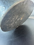 Pair of Leaf Embossed Oval Galvanized Tin Buckets