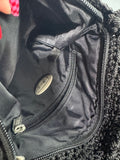 Black Talbots Crochet Crossbody Bag